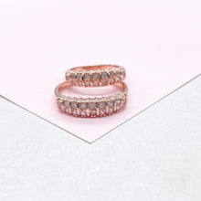 Load image into Gallery viewer, 18k Stackable Signet Rose Gold Ring