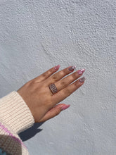 Load image into Gallery viewer, Sophisticated 18k Rose Gold Filled Ring with Micro Pave Cubic Zirconia