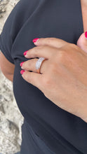 Load image into Gallery viewer, 18k Signet CZ Rose Gold Ring