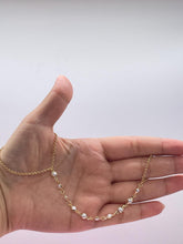 Load image into Gallery viewer, 18k Dainty Gold Filled Beaded Round Pearl Satellite Bracelet Clone