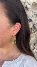Load image into Gallery viewer, 18k Gold Filled Dreamcatcher Earrings: Boho Dangle Jewelry