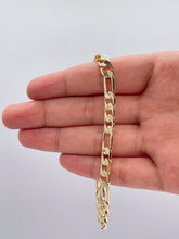 Load image into Gallery viewer, 18k Gold Filled Figaro Bracelet