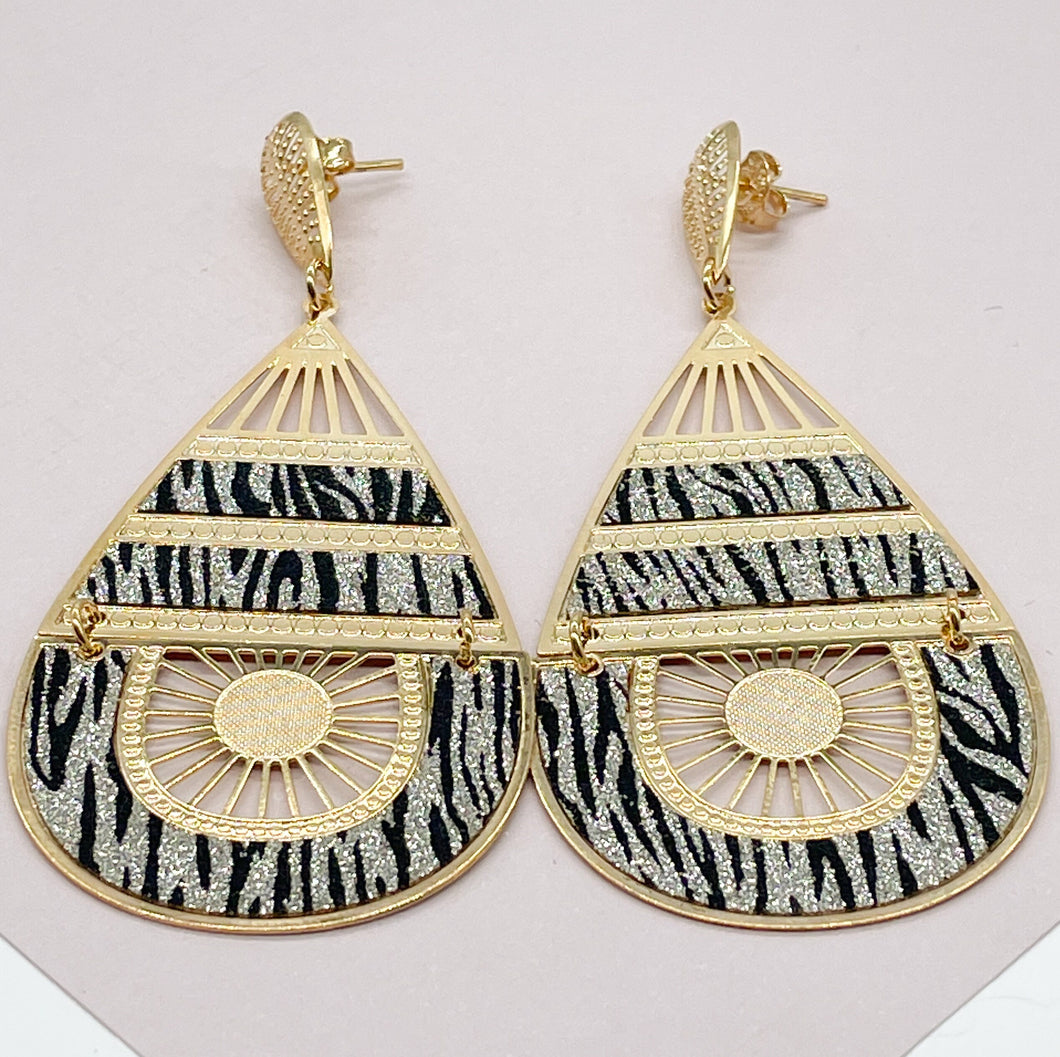 18k Gold Filled Egyptian Long Dangling Earrings Wholesale