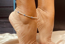 Load image into Gallery viewer, 18k Gold Filled Evil Eye Anklet Featuring Cubic Zirconia Chain Wholesale
