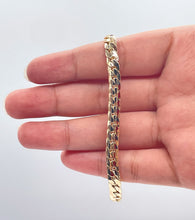 Load image into Gallery viewer, 18k Gold Filled 6mm Flat Snake Like Bracelet Dainty Jewelry And Jewelry Making Supplies
