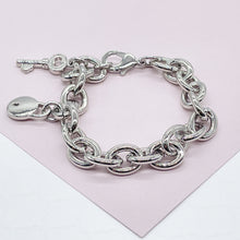 Load image into Gallery viewer, 18K Goldfilled Chunky Oval Link Charm Bracelet, Necklace or Set
