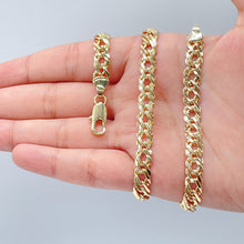 Load image into Gallery viewer, 18k Gold Filled Double Cuban Link Chain 8 mm
