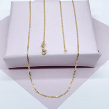Load image into Gallery viewer, Delicate 18k Gold Filled Mariner Link Chain Necklace (1.5mm)

