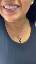 Load image into Gallery viewer, 18k Gold Filled Ojo de Santa Lucia &amp; Figa Charm Pendant
