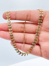 Load image into Gallery viewer, 18k Gold Filled Fishtail Anklet Size 11&quot; Length with Extension Wholesale
