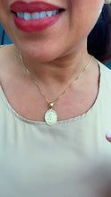 Load image into Gallery viewer, 18k Gold Filled Jesus Pendant with Cubic Zirconia
