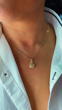 Load image into Gallery viewer, 18k Gold Filled King's Crown Charm with Micro Pave
