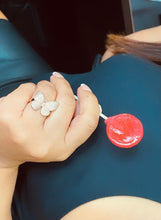 Load image into Gallery viewer, 18K Gold Filled Ring with Micro Pave Cubic Zirconia Butterfly Wings
