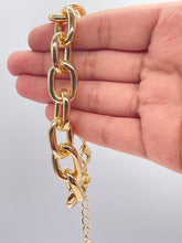Load image into Gallery viewer, 18k Gold Filled Chunky Link Bracelet - 7 Inch
