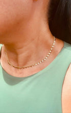 Load image into Gallery viewer, 18k Gold Filled Little Heart Choker On a Cuban Link Chain Hypoallergenic Jewelry
