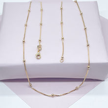 Load image into Gallery viewer, 18k Gold Filled Satellite Chain 1mm Necklace
