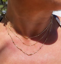 Load image into Gallery viewer, 18k Gold Filled Satellite Chain 1mm Necklace
