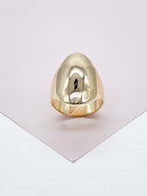 Load image into Gallery viewer, 18k Gold Filled Chunky Plain Oval Band Ring
