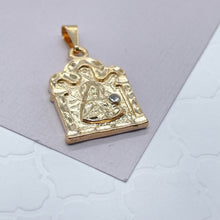 Load image into Gallery viewer, 18k Gold Filled Santa Barbara Pendant Charm with Cubic Zirconia

