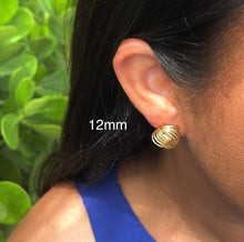 Load image into Gallery viewer, 18k Gold Filled Love Knot Stud Earrings
