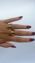 Load image into Gallery viewer, 18k Gold Filled Stacked Band Rings Jewelry
