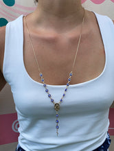 Load image into Gallery viewer, 18k Gold Filled Evil Eye Rosary Necklace: Our Lady of Guadalupe
