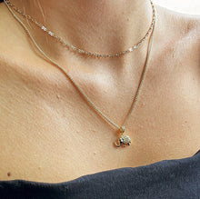 Load image into Gallery viewer, 18k Gold Filled Layered Necklace: Elephant Charm, Good Luck Jewelry
