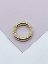 Load image into Gallery viewer, 18k Gold Filled Carabiner Snap Lock, Connector Chain Pendants &amp; Charms, Creative Styling Parts Components
