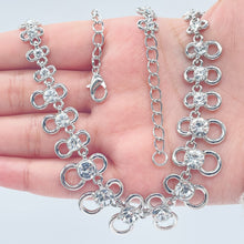 Load image into Gallery viewer, 18k Gold Filled and Silver Filled 4 piece Zirconia Set
