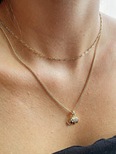 Load image into Gallery viewer, 18k Gold Filled Layered Necklace: Elephant Charm, Good Luck Jewelry
