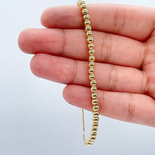 Load image into Gallery viewer, 18k Gold Filled Beaded Bracelet - Classic Ball Bracelet
