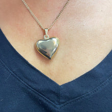 Load image into Gallery viewer, 18k Gold Filled Classic Puffy Plain Heart Pendant, Gift Her Loved Ones Supplies
