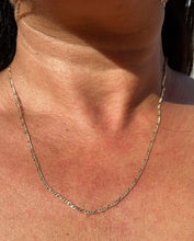 Load image into Gallery viewer, 18k Gold Filled 2mm Figaro 3X1 Chain Necklace Supplies Designers
