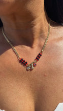 Load image into Gallery viewer, 18k Gold Filled Charm Necklace: Figa Hand, Evil Eye, Elephant
