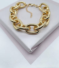Load image into Gallery viewer, 18k Gold Filled Chunky Cable Link Choker Necklace
