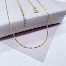 Load image into Gallery viewer, 18k Gold Filled 1.5mmThin Oval Curb Chain
