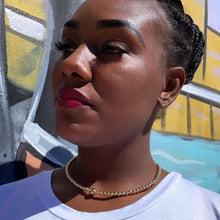 Load image into Gallery viewer, 18k Gold Filled Hard Omega with Small and Medium Gold Beads
