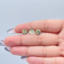 Load image into Gallery viewer, 18k Gold Filled Small Letter Medallion Set
