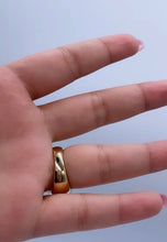 Load image into Gallery viewer, 18k Gold Filled Plain Chunky Dome Band Ring
