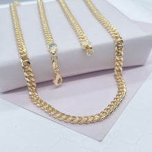 Load image into Gallery viewer, 18k Gold Filled 5mm Cuban Link Chain, Wholesale Jewelry Making Supplies
