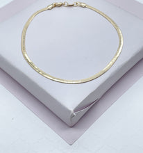 Load image into Gallery viewer, 18k Gold Filled Simple Thin 3mm Herringbone Chain
