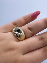 Load image into Gallery viewer, 18k Gold Filled Plain Chunky Dome Band Ring
