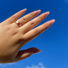 Load image into Gallery viewer, 18k Gold Filled Adjustable Heart Ring
