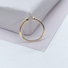 Load image into Gallery viewer, 18k Gold Filled Adjustable Solid Mid Ring
