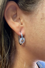 Load image into Gallery viewer, 18k Gold Filled Zircon Single Link Earring
