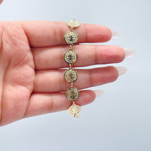 Load image into Gallery viewer, 18k Gold Filled San Benito Link Bracelet Wholesale Jewelry Supplies
