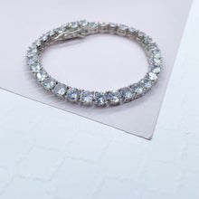 Load image into Gallery viewer, 18k Gold Filled Shiny Zicornia Tennis Bracelet Wholesale Jewelry Supplies
