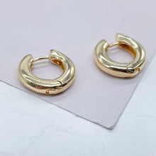 Load image into Gallery viewer, 18k Gold Filled Simple Plain Thin Huggie Wrap Earrings Wholesale Jewelry Supplies
