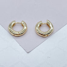 Load image into Gallery viewer, 18k Gold Filled Simple Plain Thin Huggie Wrap Earrings Wholesale Jewelry Supplies
