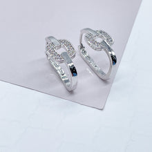 Load image into Gallery viewer, 18k Gold Filled Zircon Single Link Earring

